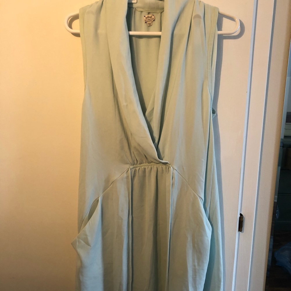 Aritzia Sabine Wrap Dress, Mint/Teal Size Medium